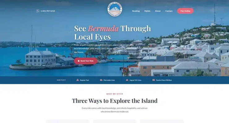 Screenshot of the Piece of the Rock website